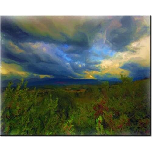 NEW 100% hand-painted canvas oil painting high quality home decor landscape pictures DM-15100707