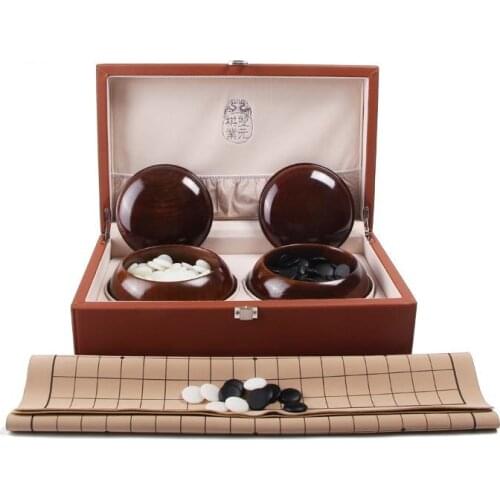 New Cloud Cloud Large Chess Luxury Wooden Tank Adult Gift Box Chess Go Game Porcelain Creativity Brettspiel Family Games EK50QL