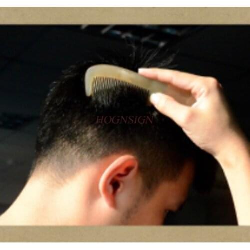 Men Comb Children Horn Combs Pork Ribs Hairbrush Large Back Shapes Anti Static Hairdressing Supplies For Female Gift Hot Sale