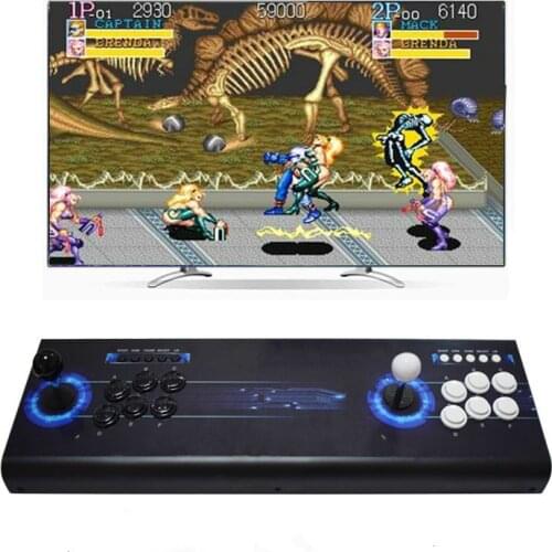 Raspberry Pi 3B PCB Arcade Console Zero Delay Arcade Joystick 8 buttons 14k Game Retro Console Two Players With Colorful Picture