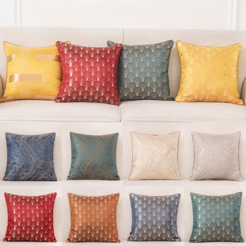 Multicolor Pillow Cover Geometric Pillowcase Smooth Decrative Pillowcases Durable Pillowslip Home Textile Products Cushion Cover