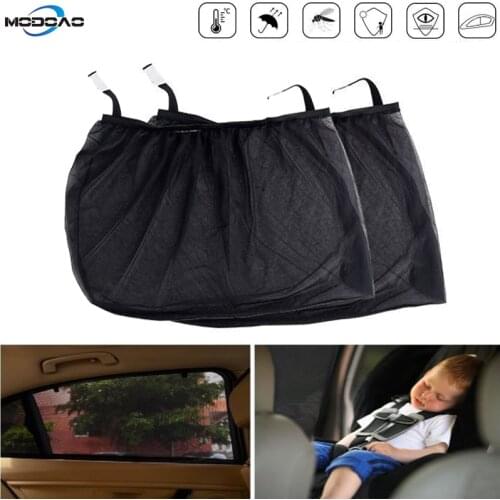 New Car Rear Window Sun Shade Premium Breathable Mesh Sun Shield Protect Baby Pet from Suns Glare Harmful UV Rays Car Curtains