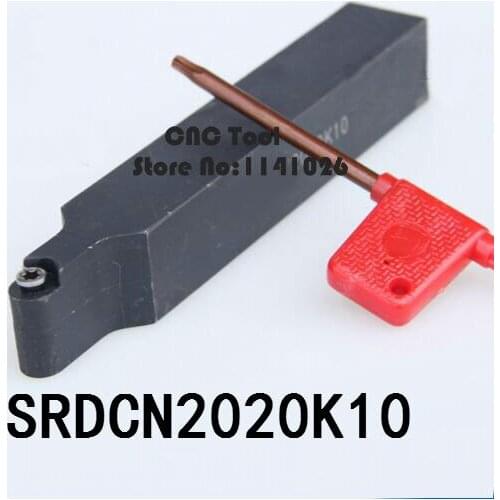 SRDCN2020K10 20*20MM Metal Lathe Cutting Tools Lathe Machine CNC Turning Tools External Turning Tool Holder S-Type SRDCN