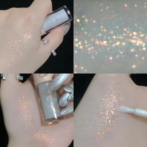 Sweet Mint Liquid Eyeshadow Metallic Diamond Shiny Eye Liner Pen Eyeshadow Palette Long Lasting Shimmer Pigmented Cosmetic