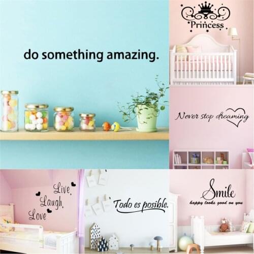 Diy Art Font Wall Art Decal Wall Art Sticker Murals For Kids Room Living Room Home Decor Removable Decor Wall Decals
