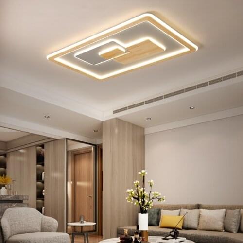 New Design Square LED Ceiling Light For Living Room And Kitchen LED Lights For Home Lighting Fixtures Mounted 110V 220V
