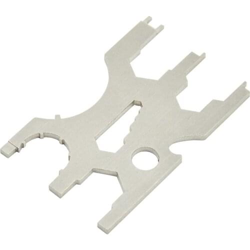 Stainless Steel Underwater Multifunction Tool Diving Regulator Kit Credit Card Screwdriver Set Scuba Equipment Repairing Tools