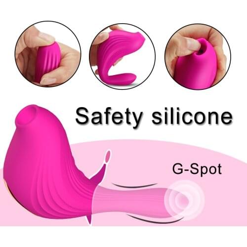 Sucking Vibrator Bird Shape Clit Nipple Stimulator Oral Sucker Female Sexual Masturbator Erotic Adult Sex Toys for Women