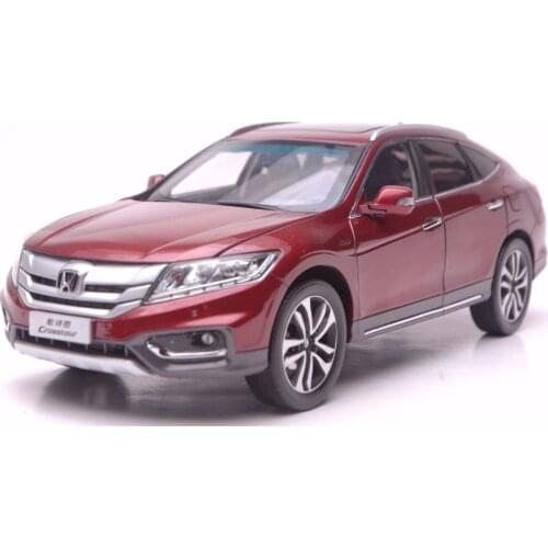 1:18 Diecast Model for Honda Crosstour 2014 Red Sportback Alloy Toy Car Miniature Collection Gifts
