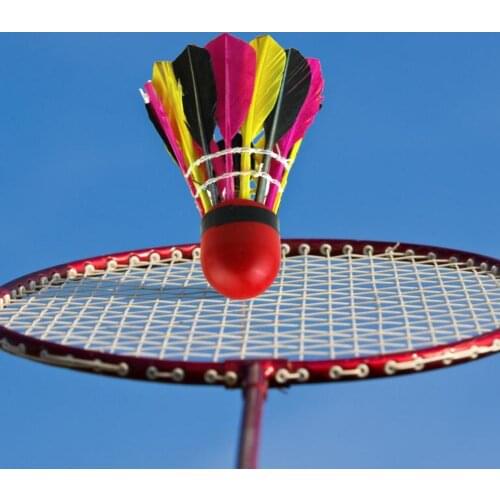 11Pcs/Barrel Portable Multi-color Entertainment Badminton Shuttlecocks Balls for Fitness Training