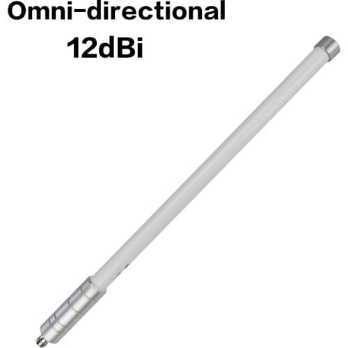 12dBi 700-2700Mhz Fiberglass Omnidirectional Antenna Omni-directional Outdoor Antenna All Directional for Mobile Signal Booster