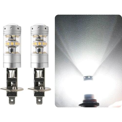 2pcs 150W H1 H3 Car LED Bulbs Car Fog Lamp Super Bright 6500K White Driving Lamp Car Lights DC 12V 24V Auto Lamp Lampe voiture