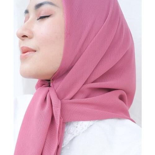 3pcs/Gift Box Crinkle Hijab Solid Color Scarf Islamic Headscarf Shawl Women Muslim Scarves Foulard Gift Box Femme