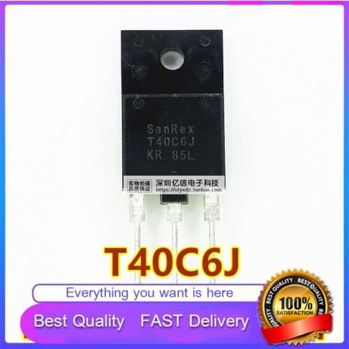 5Pcs/Lot New Original T40C6J BIDIRECTIONAL Triode Thyristor TO3PF 600V40A Good Quality