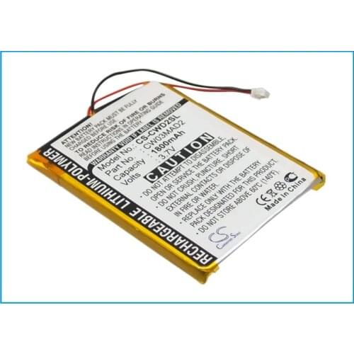 Cameron Sino 1800mAh Battery For COWON D2 2GB, D2 4GB, D2 8GB, D2 Plus 16gb