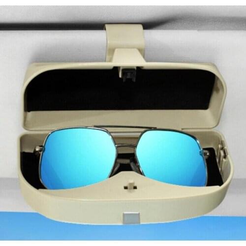Car Sunglasses Case Holder Glasses Box Storage For Renault Koleos Fluenec Latitude Kadjar Captur Talisman Megane RS Sandero