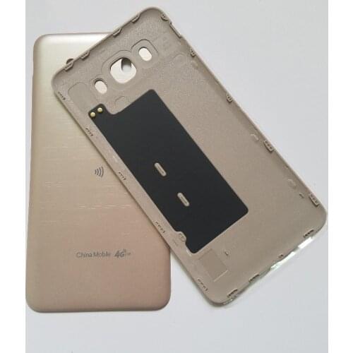 For Samsung Galaxy J7 2016 J710 J710F J710FN J710H J710M J710MN Original Phone Gold Case Housing Frame Back Panel Body Lid