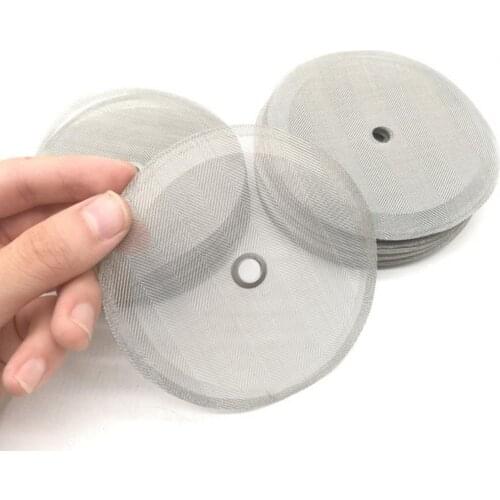 Compact Maker Coffee Filter Eco-friendly Anti-rust Stainless Steel Coffee Press Filter Mesh for 34-ounce Silver French Press