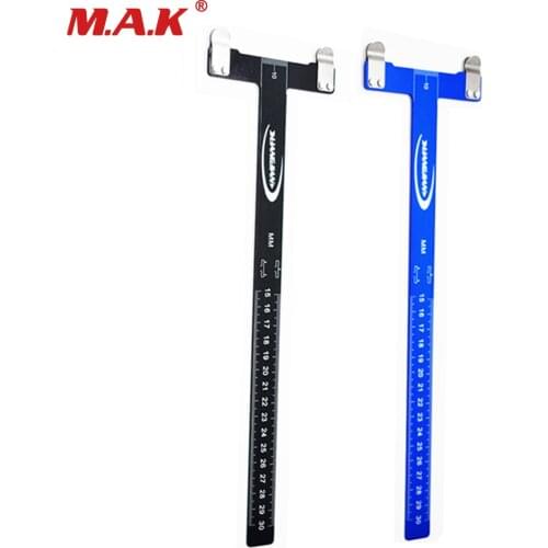 Recurve Bow T Ruler Quick Tip On Tieing Arrow Nock Points Precision Measurements Nock Square for Archery Hunting Shooting