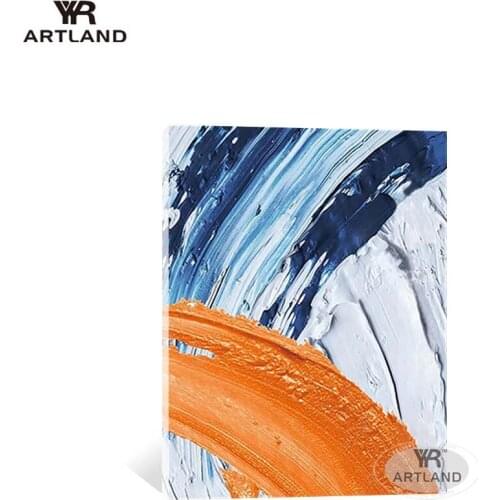 Paintings for living room wall decoration Hand drawn canvas oil painting abstract colorful landscape for bedroom entrance hotel