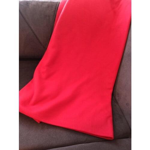 Red Fleece Thin Blanket Seasonal Pique camping cover tent cover