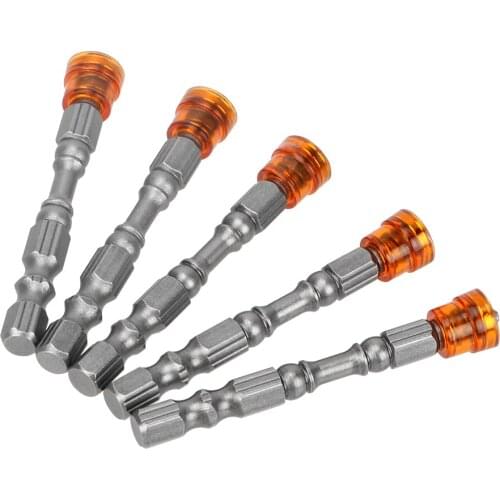 NICEYARD Single Head Hand Tools with Magnetic Ring 5pcs/set Anti-Slip PH2 Electric Drill Bit Set Phillips Electronic Screwdriver