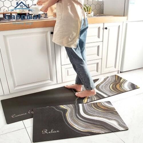 European Style Floor Mat Anti-slip Kitchen Mat Modern Bath Carpet Entrance Doormat Tapete Absorbent Rugs for Bedroom Prayer Pad