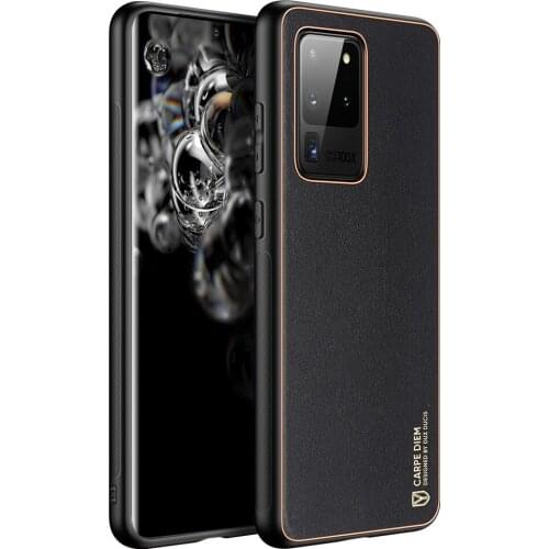 For Samsung Galaxy S20 Ultra DUX DUCIS Yolo Series Luxury Back Case Protecting Case Support Wireless Charging Supper