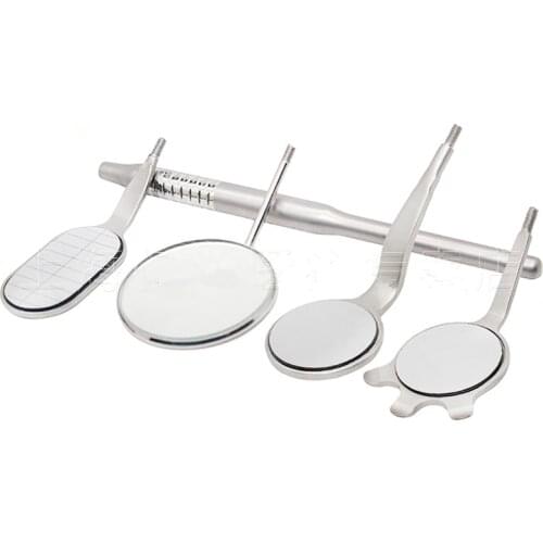 Dental Mouth Mirror Odontoscope Oral Care Teeth Clean Examination Hygiene Stainless Steel Glass Mirror Handle