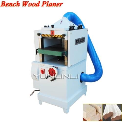 Bench Wood Planer High Speed Single Face Woodwoking Planer Multifuction Woodworking Thicknesser & Wood Wire Dual Machine 220V