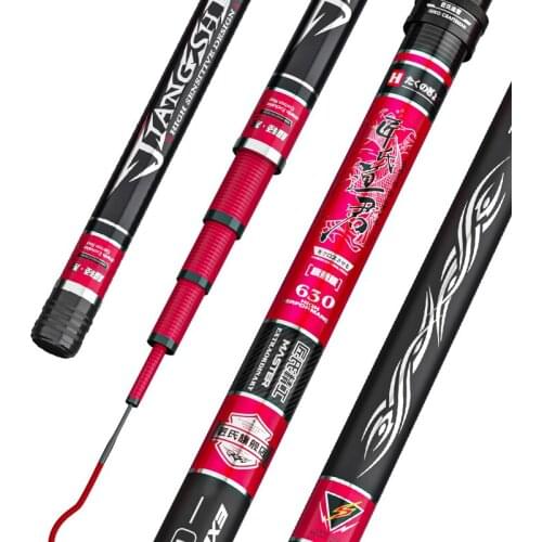 Chuangwei 2020 NEW Carbon Fiber Telescopic Carp Pesca Rock Fishing Rod pole Spinning Travel Ultralight Action Between 28 and 19