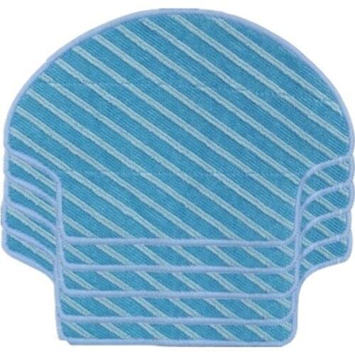 5 pieces Robot Vacuum Cleaner Mop Cloth for Ecovacs Deebot DE55 Robotic Vacuum Cleaner Parts Accessories Replacement Mop Cloths