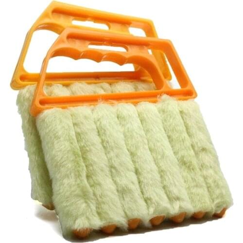 Microfibre Venetian Blind Blade Cleaner Window Conditioner Duster Clean Brush MAZI888