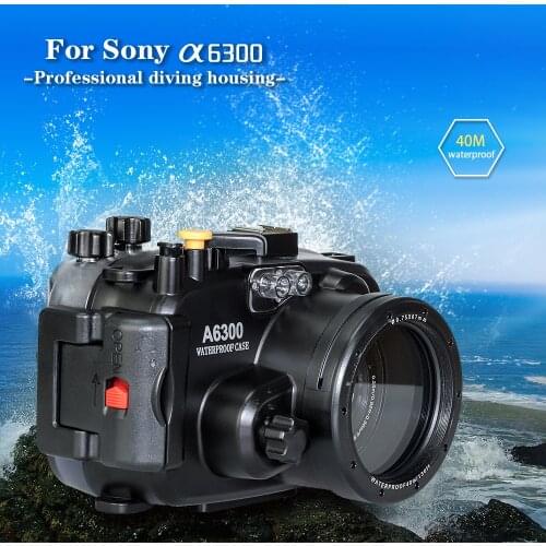 Seafrogs 40M/130FT Waterproof underwater security camera housing Case Scuba Diving Equipment For SONY Camera A6300