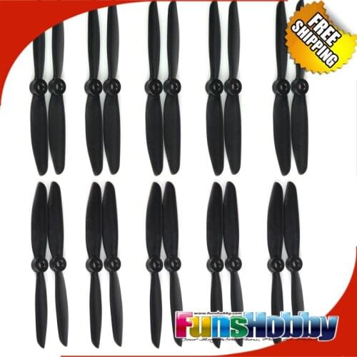 10 Pairs 5040 5*4 inch Nylon Propeller Prop CW CCW for RC 250 F300 20 PCS Red/Green/Orange/Black