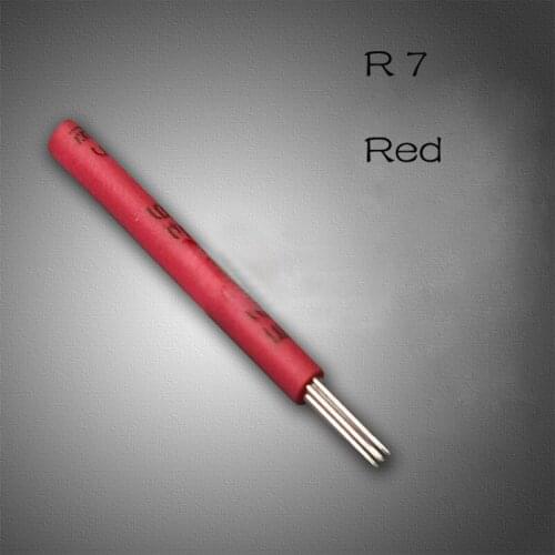 Wholesale 500pcs Red 5R Shading Microblading Blade Needle round liner eyebrow microblading needles