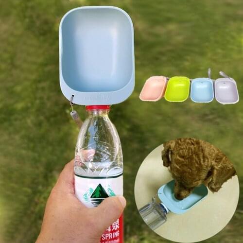 Dog Travel Water Bottle Portable Pet Dog Water Bottle Drinking Water Feeder for Dog Cat Outdoor Water Bowl Bottle Pet Supplies