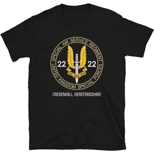 SAS Special Air Service Regiment Who Dares Wins British Army United Kingdom Forces T-Shirt