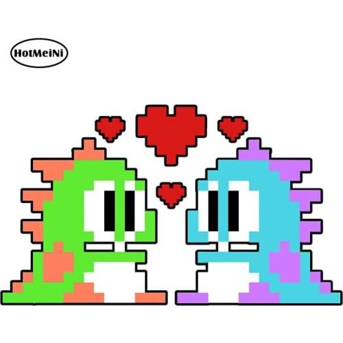 HotMeiNi 13cm x 7.8cm for Bubble Bobble Auto Decal Bumper Window Car Stickers Anime Waterproof 3D Creative Vehicle Decor