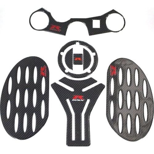 K-sharp Carbon 3D ADESIVI Sticker Decal Emblem Protection Tank Pad Traction GRIPPER STOMP GRIPS For SUZUKI GSXR600 GSX-R1000 750