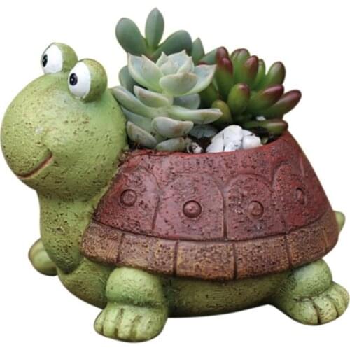 Mini Turtle Flower Vessel Sweep Plant Garden Plant Plant Gardens Home Office Ornament Home Office Decor New Gardens Sources