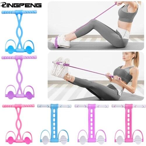 Multifunctional Exercise Pedal Extender Elastic Pull Rope Yoga Pilates Exercises with Body Sculpting Fitness Equipment