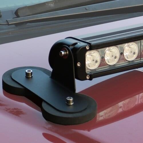 Powerful Rubber Magnet Car Light lamp holder bracket Offroad Led work light bar Roof sucker Mounts for Spot/Flood 4x4 Fog lights