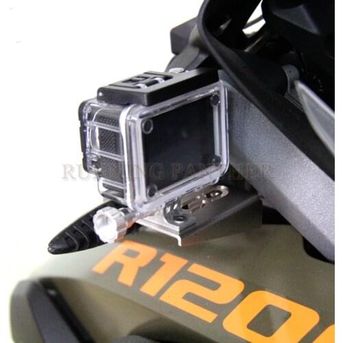 Motorcycle Front Left Bracket for Go Pro For BMW R1200GS LC R1200GS LC ADV Camera Support Bracket Security Camera Mounting
