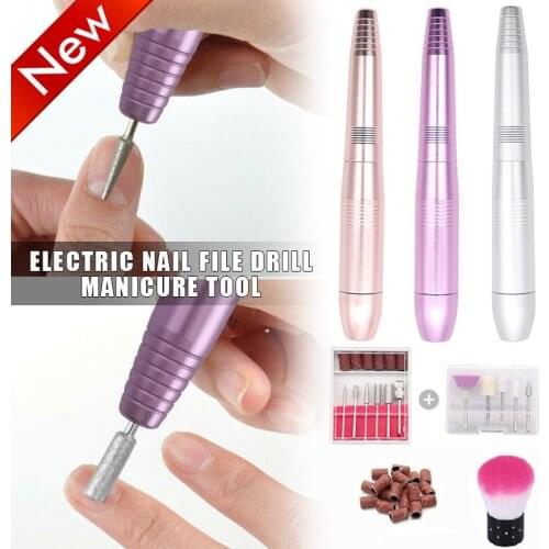 Professionals Electric Nail Drill Kit Handpiece Grinder Nail Drill Machine Bits Polishing Tool Set Manicure Pedicure Supplies