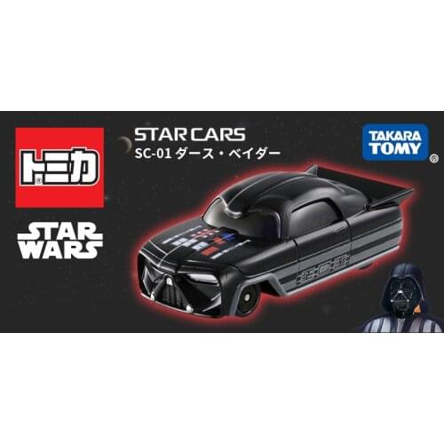 Takara Tomy Tomica SC-01 Star Wars Darth Vader Metal Diecast Model Vehicle Toy Car New