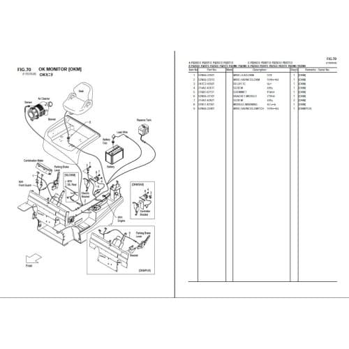 TCM - PCD-FG10BE spare parts catalog