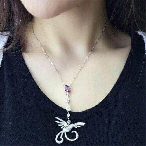 Xb246 Luxury Designer Fashion 925 Sterling Silver Jewelry zirconia star shape cv