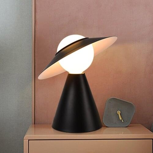 XIRIGHT Nordic Modern Black Metal Table Lamp For Living Room Coffee Table Sofa Table Lamp Bedroom Bedside Lighting Night Light