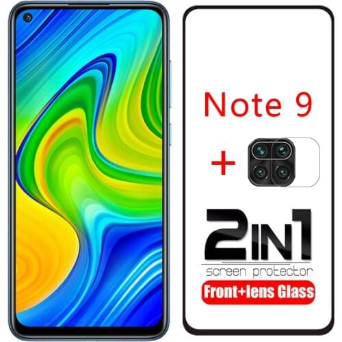 Tempered glass on redmi note 9 screen protector camera lens protective film for xiaomi readmi note9 not 9 not9 ksiomi remi redmy